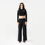 APRILE CROP TOP WOMEN BLACK