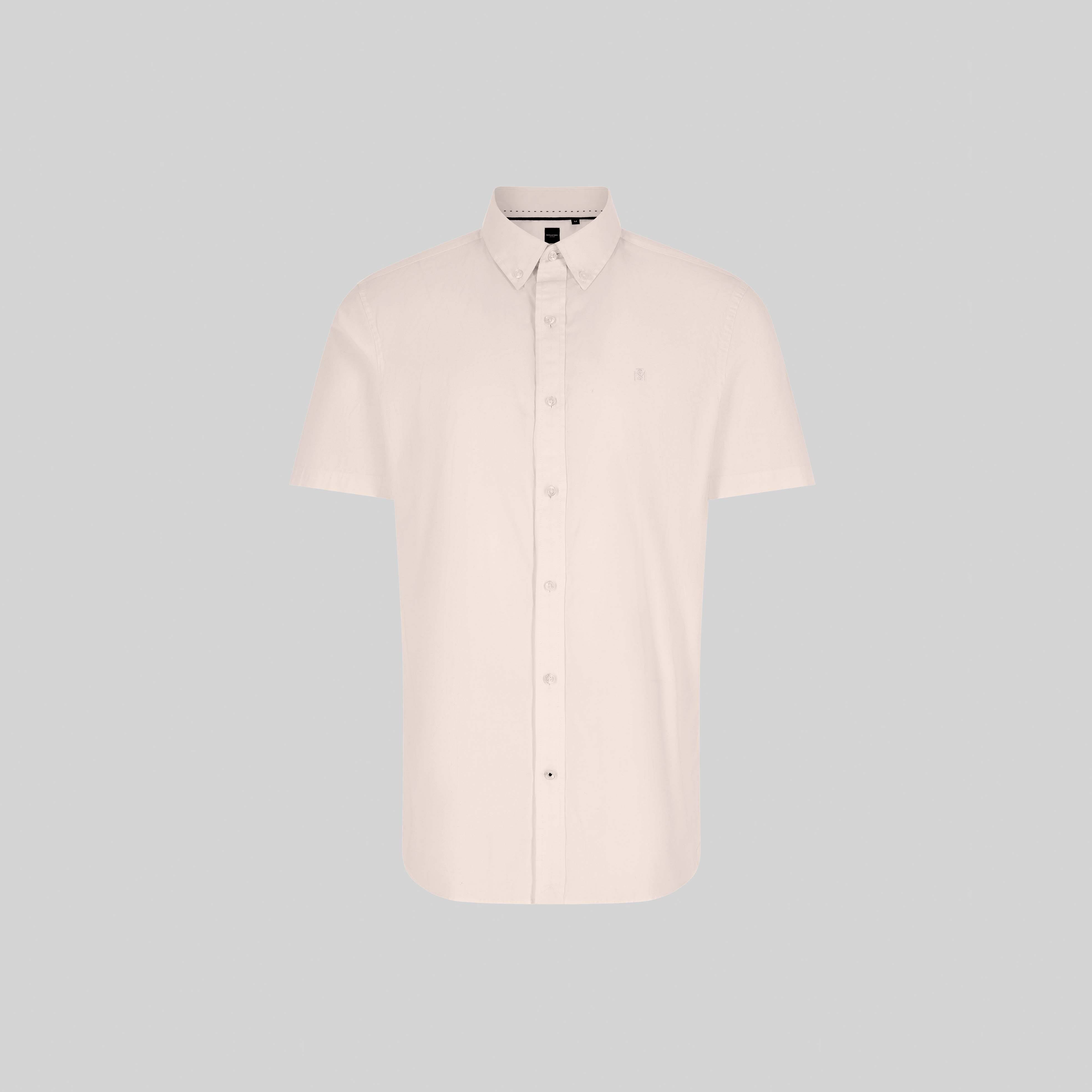 ASTON SHIRT SPORT SHORT SLEEVE MOONBEAM | Monastery Couture