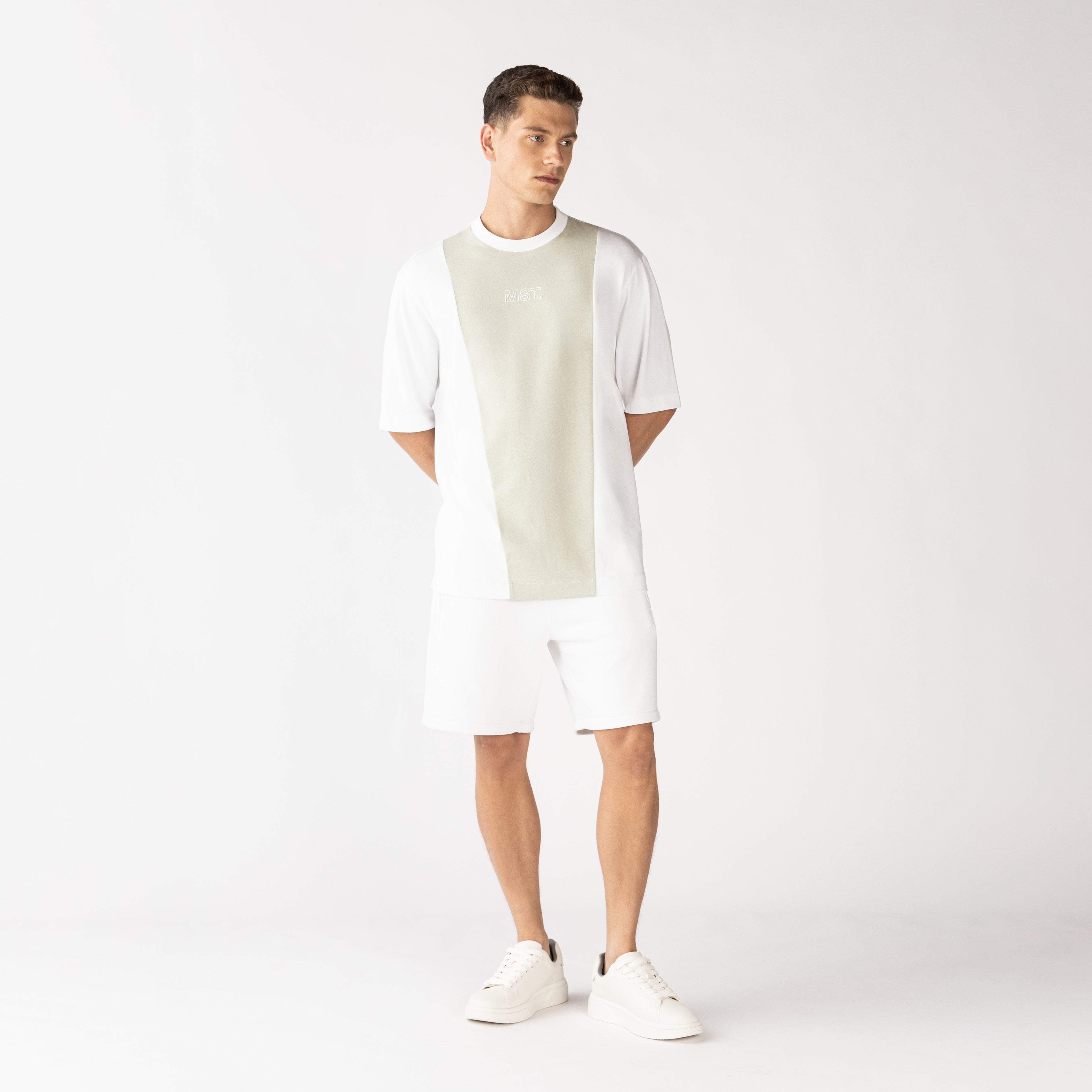 BLEIS T-SHIRT OVERSIZED MEN WHITE - Monastery