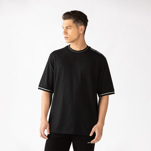 CALTELBURY T-SHIRT OVERSIZED MEN BLACK