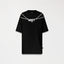 CHAINS T-SHIRT OVERSIZEDD MEN BLACK
