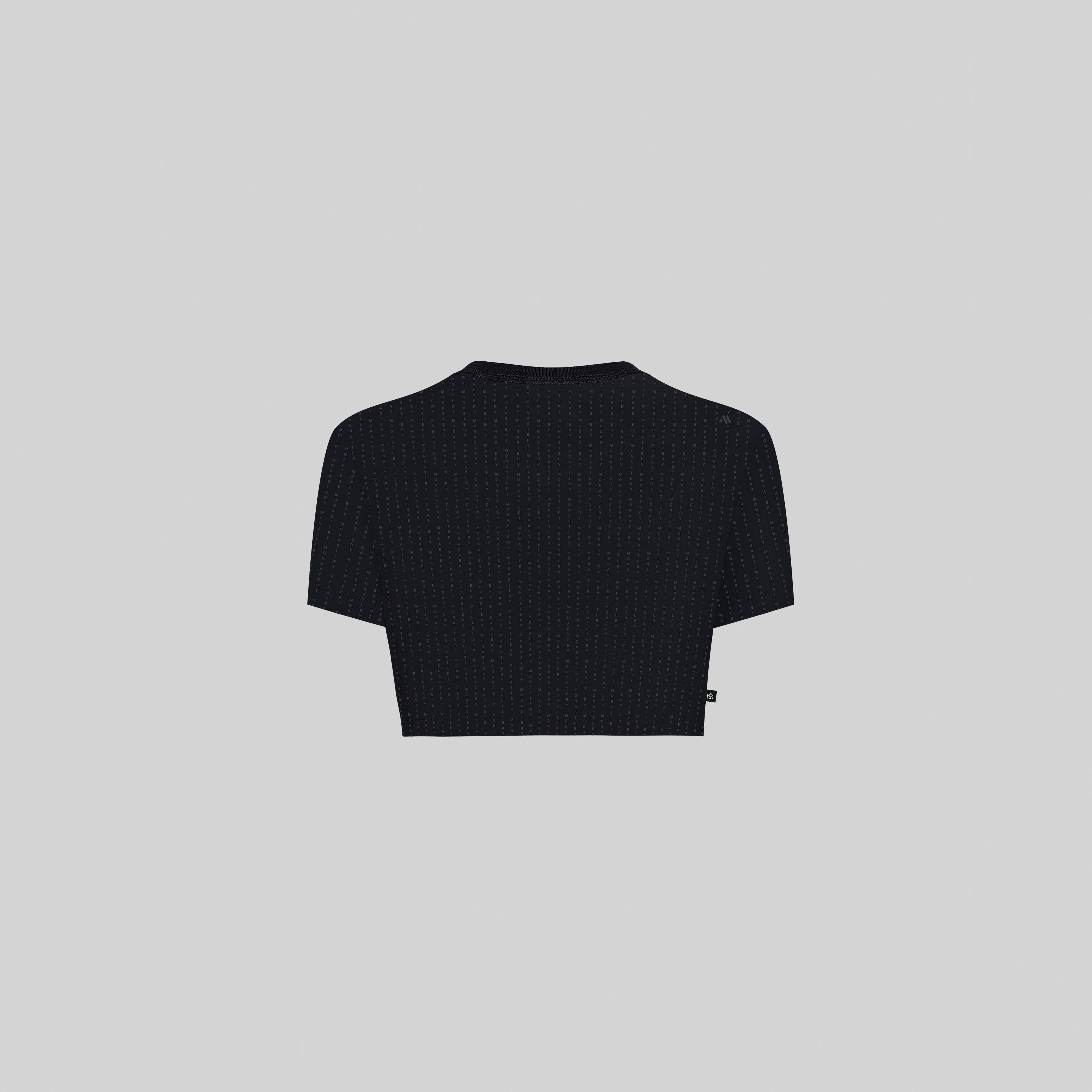 PONTIAC CROP TOP BLACK | Monastery Couture