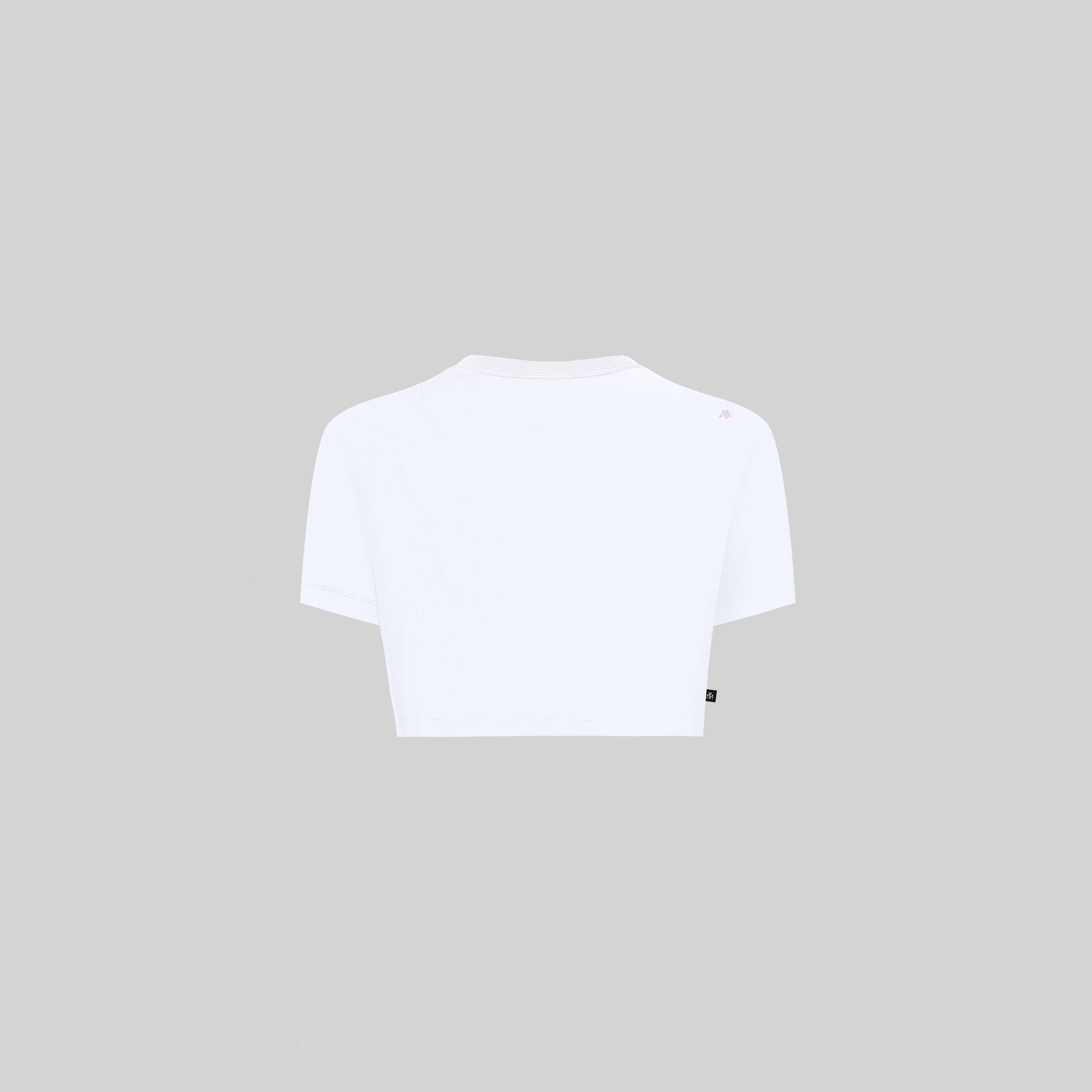 INVICTA CROP TOP WHITE | Monastery Couture