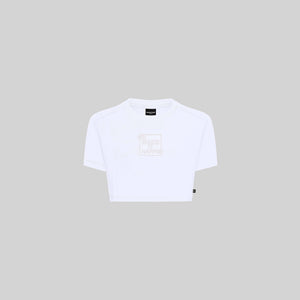 SKODA CROP TOP WHITE | Monastery Couture