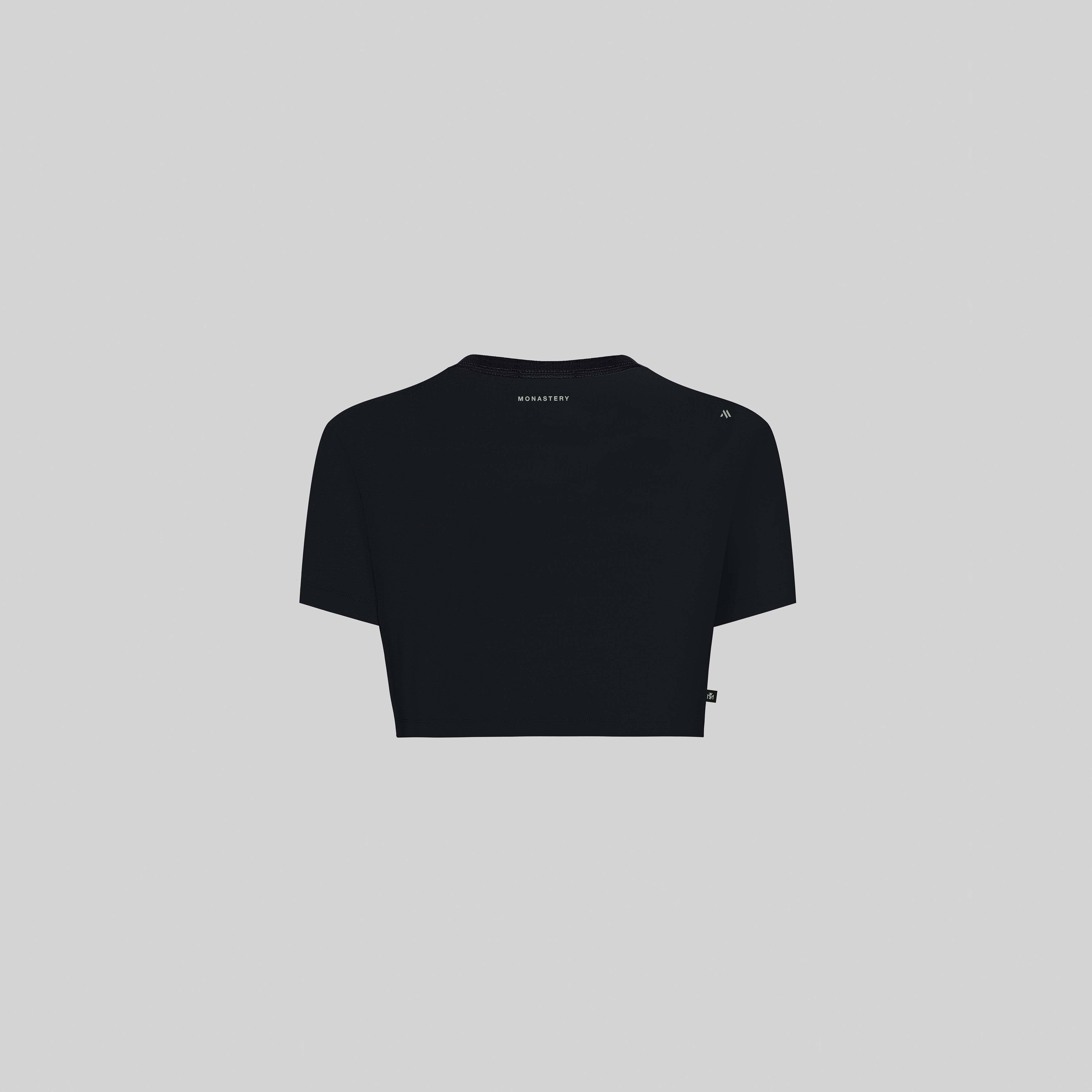 VETTEL CROP TOP BLACK | Monastery Couture