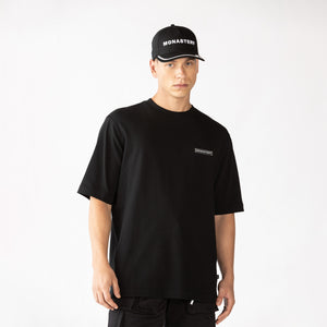 FOWLFIELD T-SHIRT OVERSIZED MEN BLACK