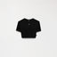 GODIVA CROP TOP WOMEN BLACK