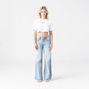 KISWA CROP TOP WOMEN LUCENT WHITE