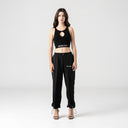 CLAIRE KNITTED TOP WOMEN BLACK