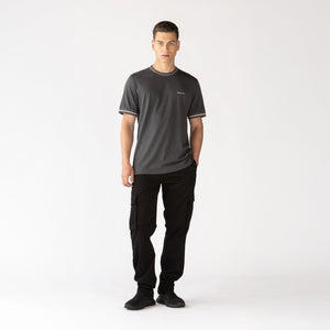 WINEHILL T-SHIRT MEN BLACK OYSTER