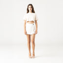 SUMMER CROP TOP WOMEN SAND DOLLAR