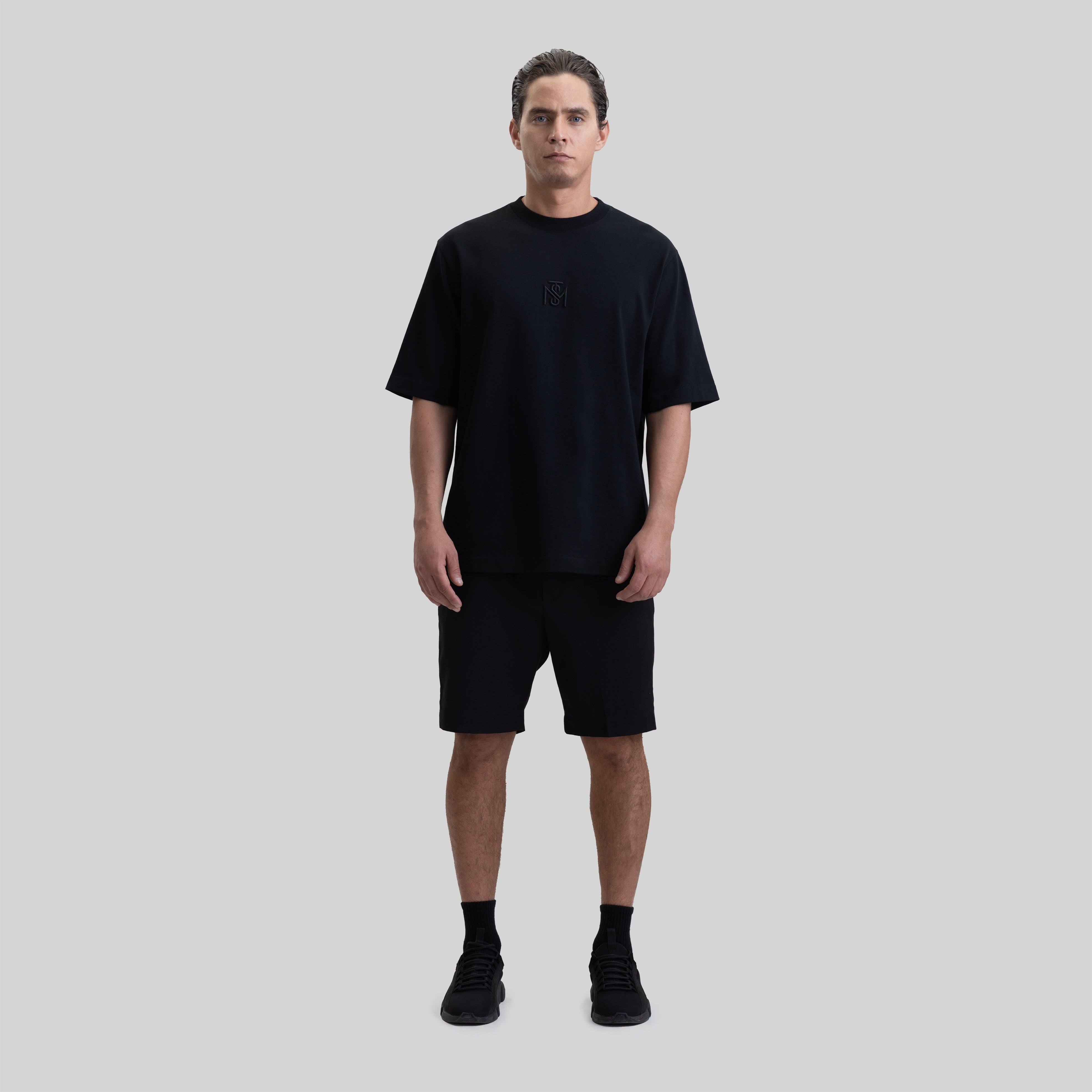 LISTER T-SHIRT OVERSIZE BLACK | Monastery Couture