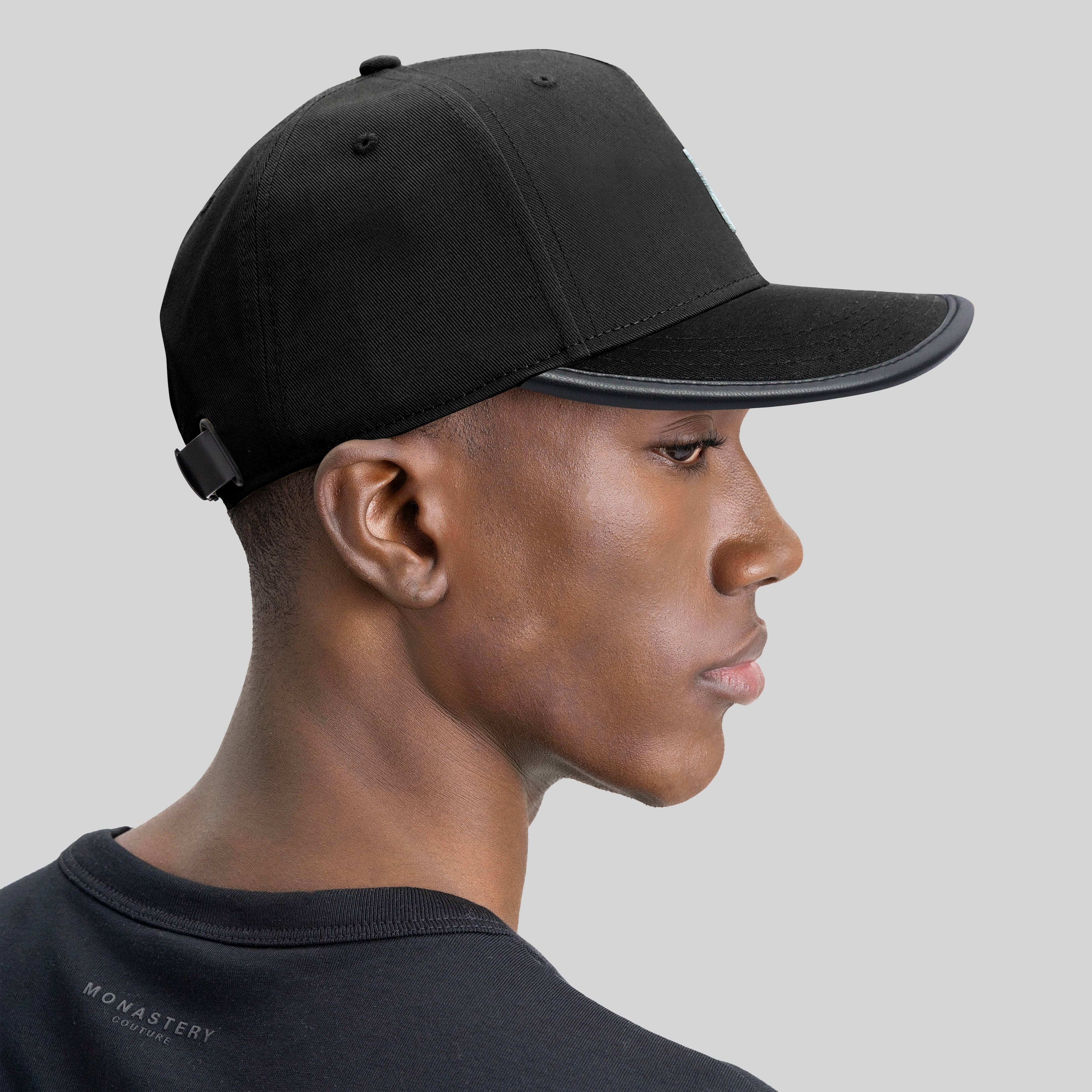 CAP LUIGI BLACK | Monastery Couture