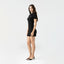 MIKA POLO DRESS WOMEN BLACK