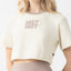 NOORA CROP TOP WOMEN WHITE ASPARAGUS