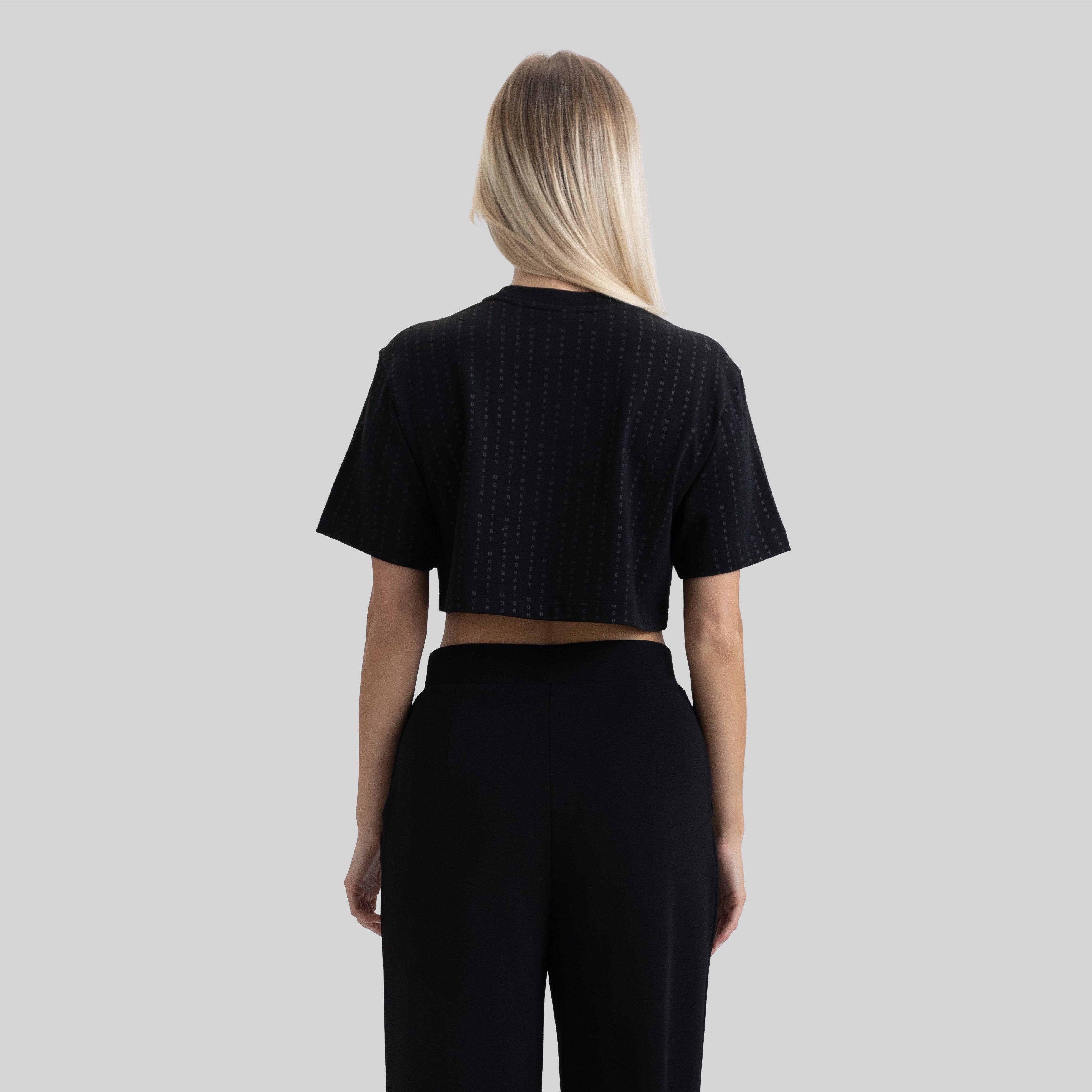 PONTIAC CROP TOP BLACK | Monastery Couture