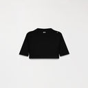 RIVER CROP TOP WOMEN BLACK