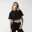 SAVANNA CROP TOP WOMEN BLACK