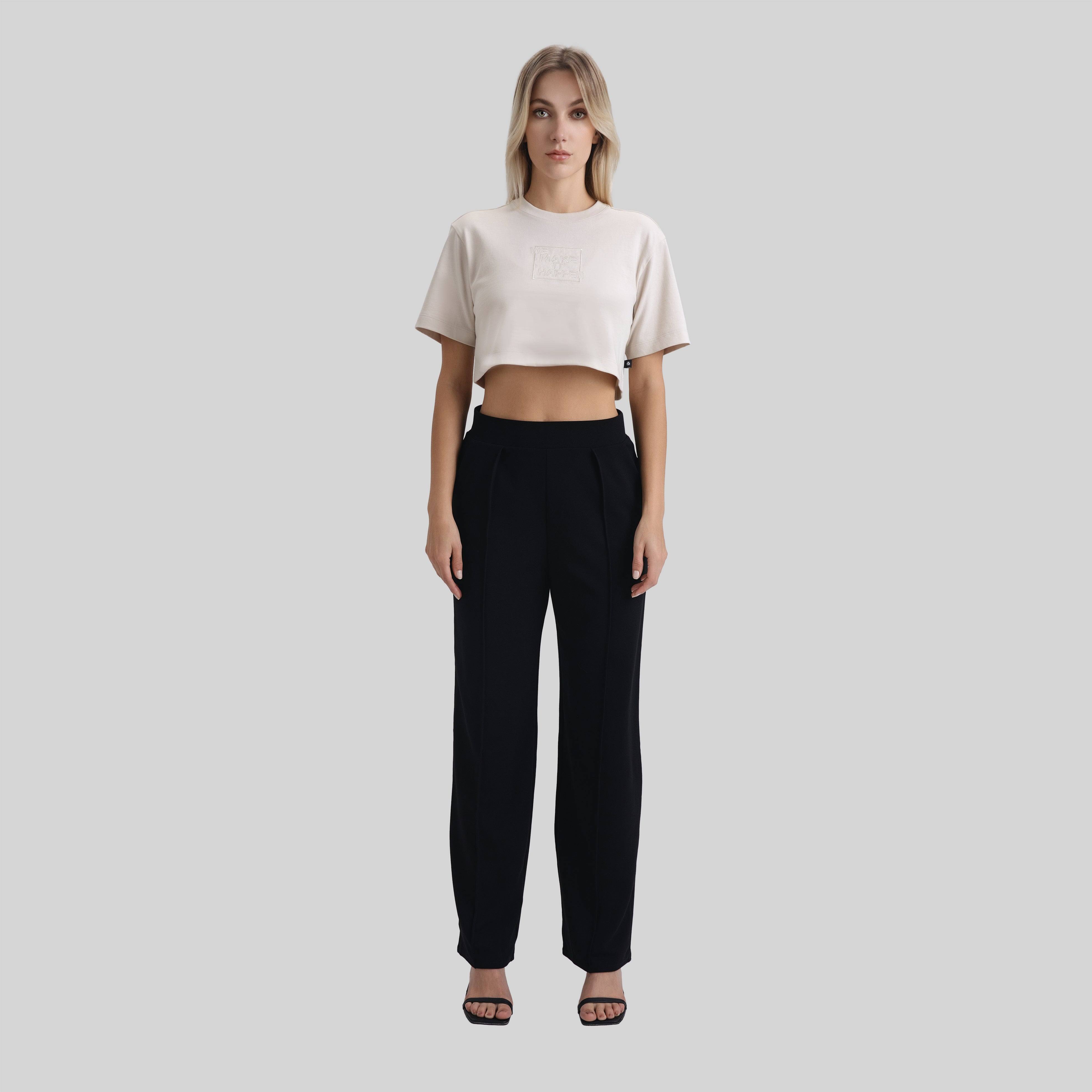 SKODA CROP TOP MOONBEAM | Monastery Couture