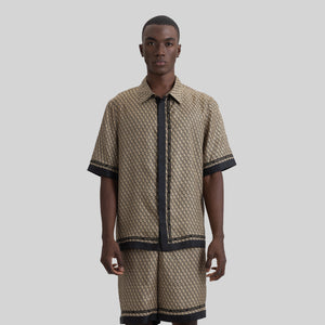 SILK SET MEN OVERSIZE SOLEIL BLACK SAFARI