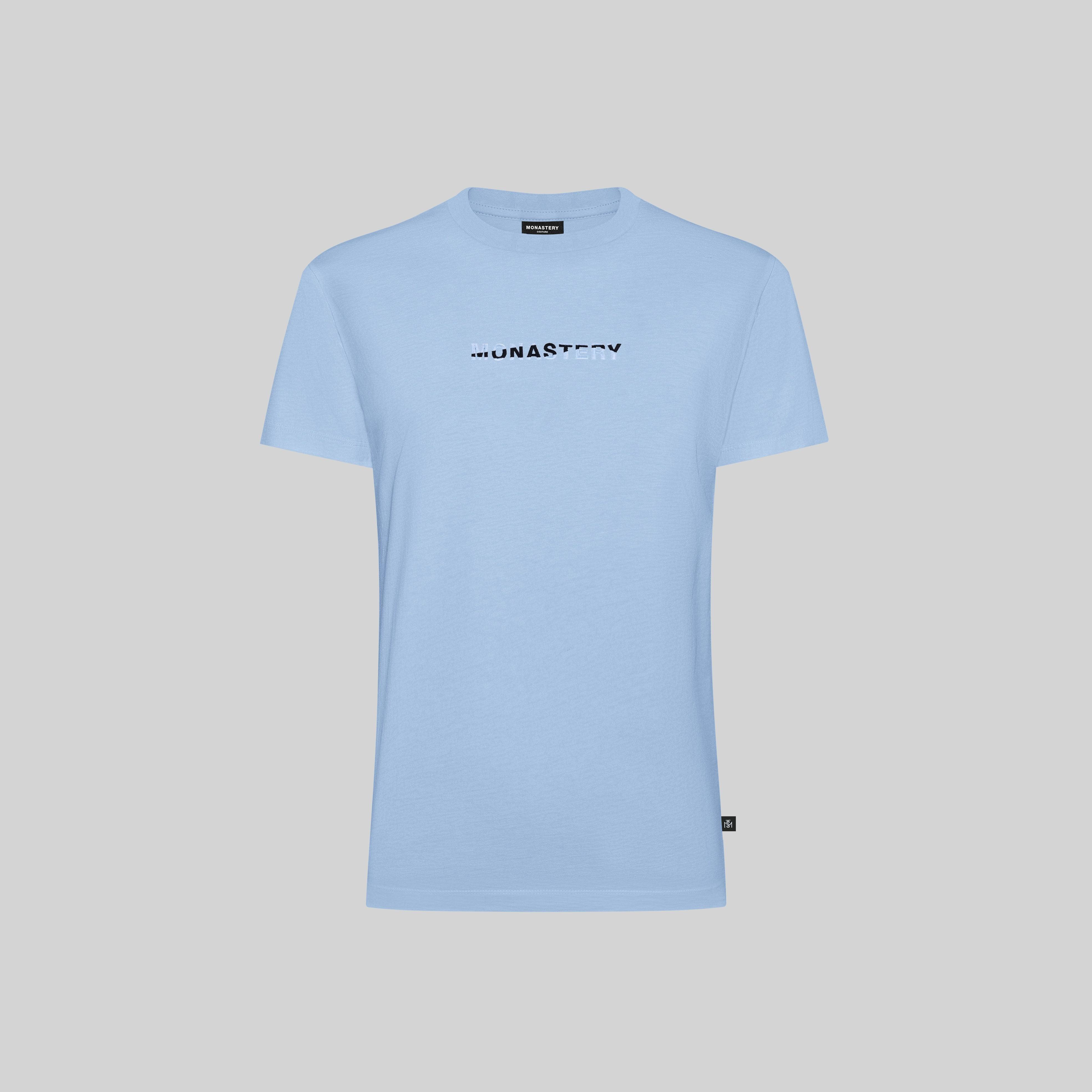 CORSA T-SHIRT WOMEN FADED DENIM | Monastery Couture