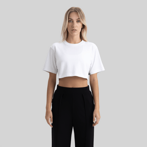 PONTIAC CROP TOP WHITE | Monastery Couture