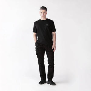 TWELVE T-SHIRT MEN BLACK - WHITE - BLACK