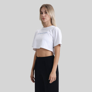 VETTEL CROP TOP WHITE | Monastery Couture