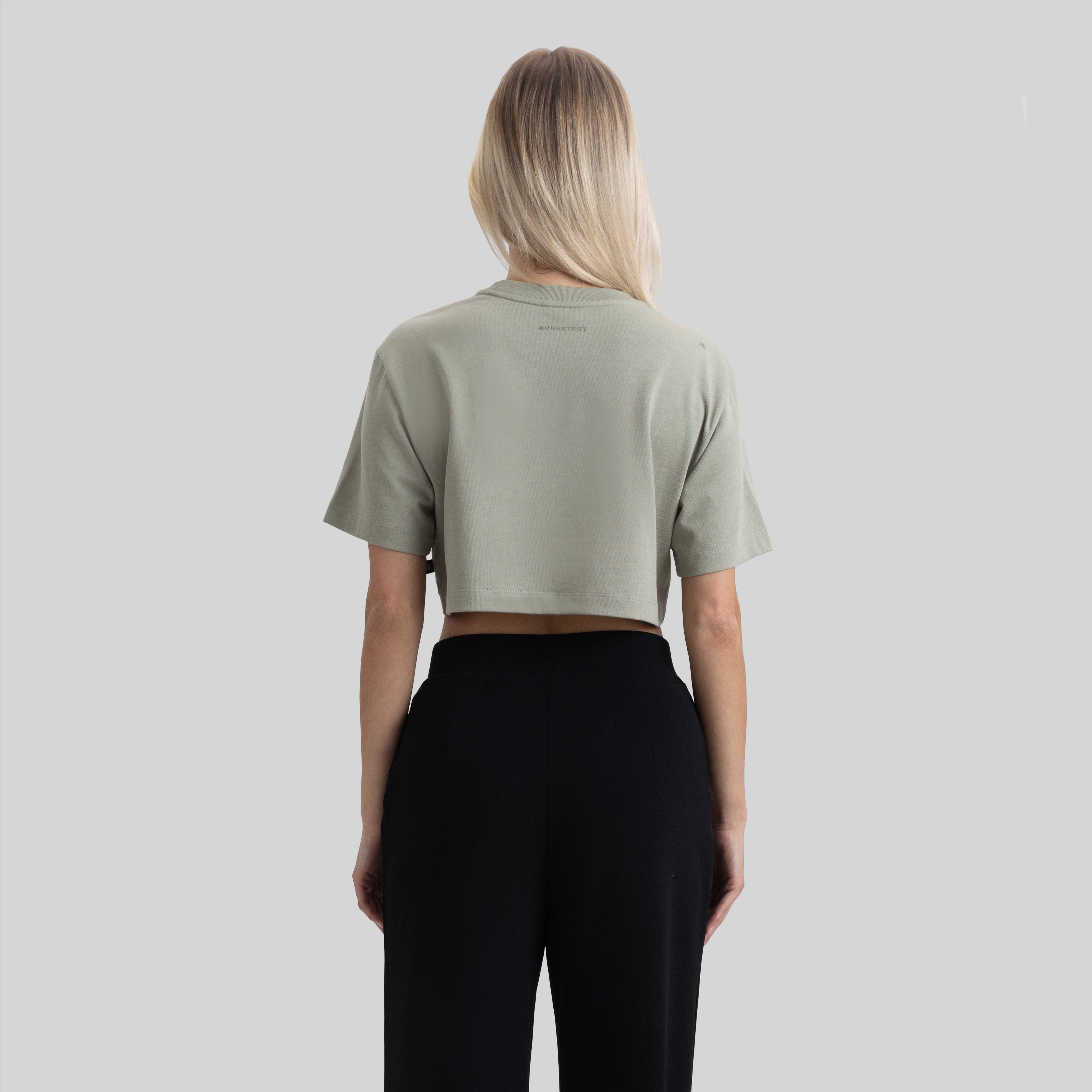 VETTEL CROP TOP SEAGRASS | Monastery Couture