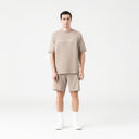 VIKRANT BURDA SHORT MEN TAUPE GRAY