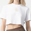 YLAIA CROP TOP WOMEN WHITE