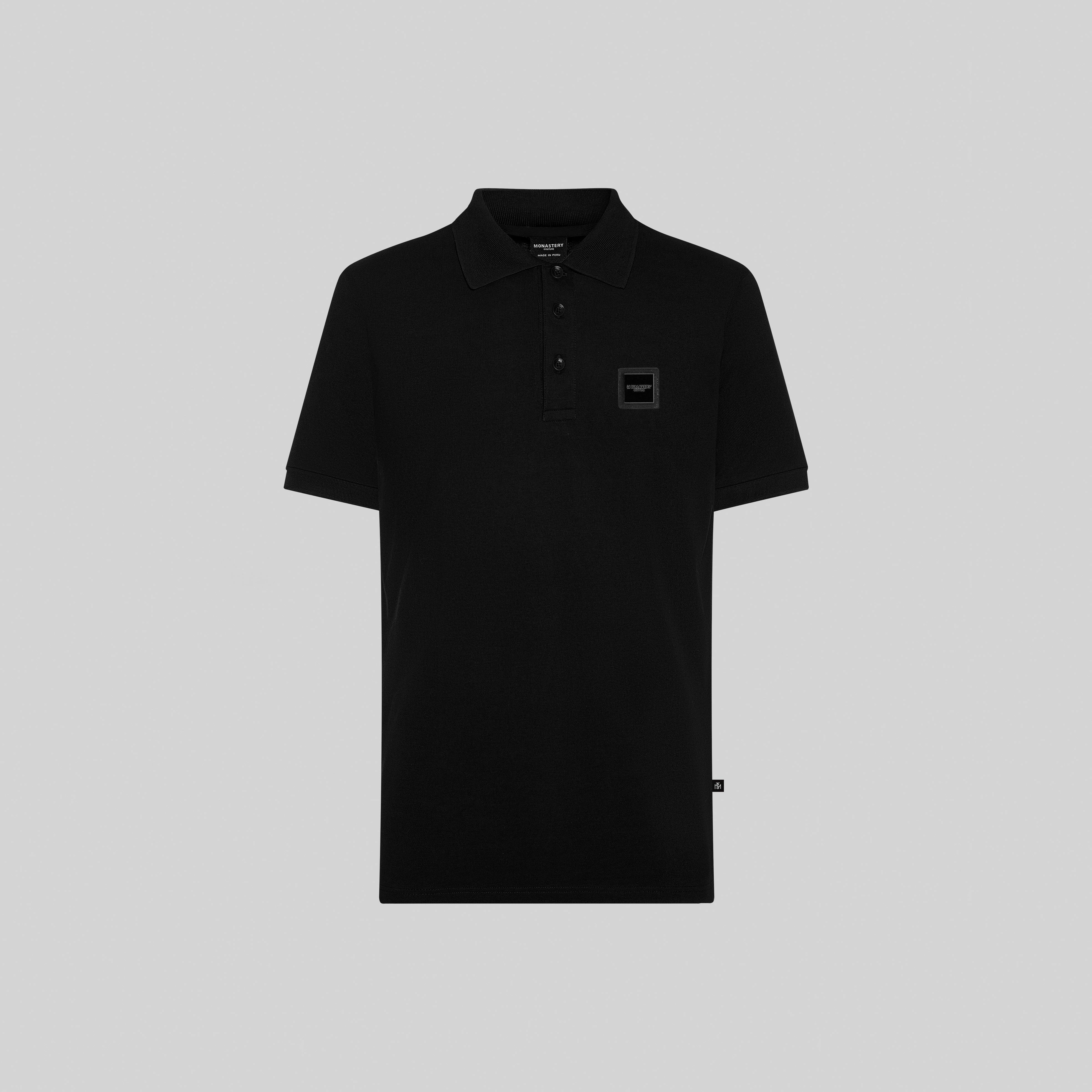 CUEZ BLACK POLO | Monastery Couture