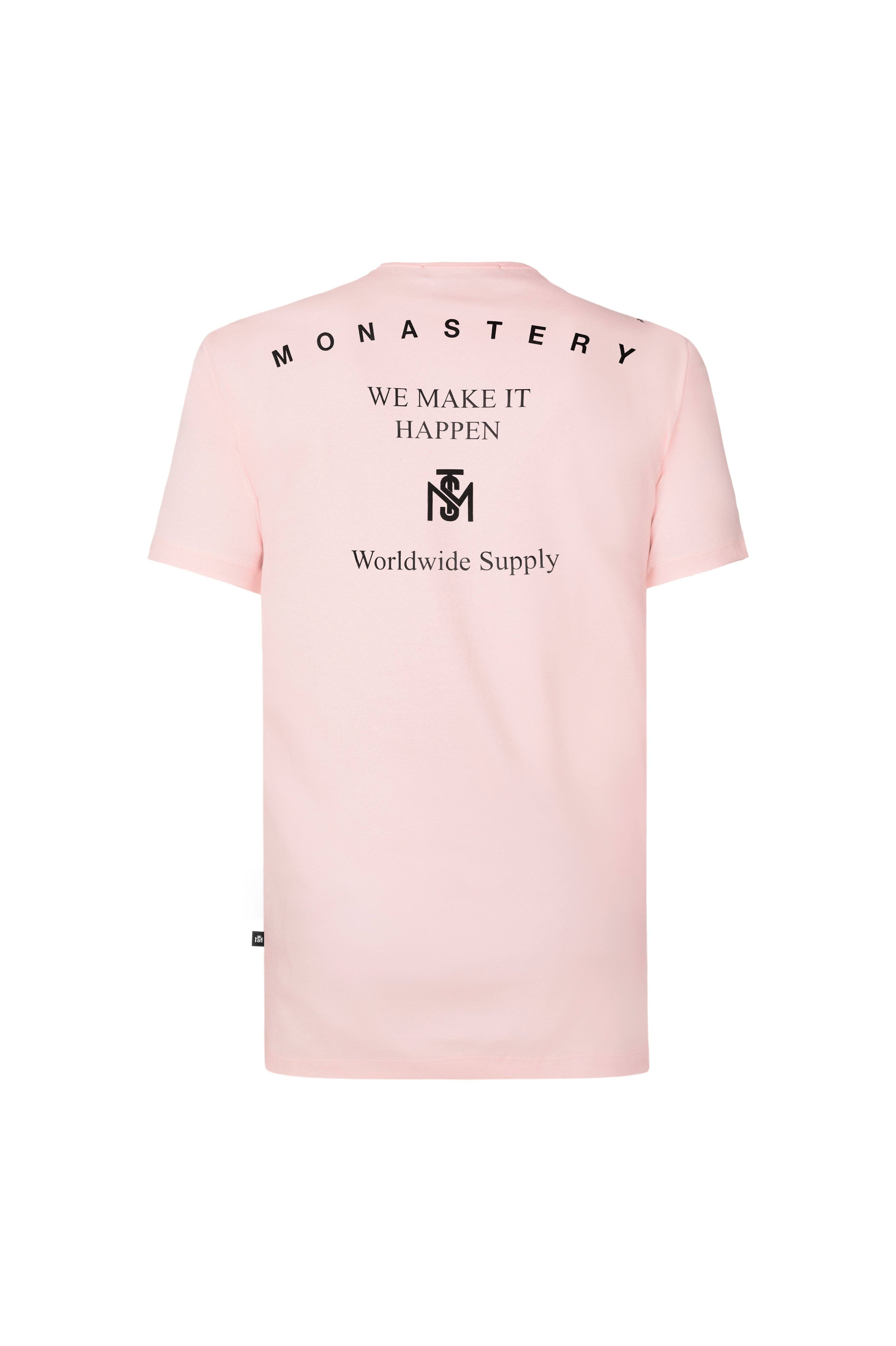 ENNIO T-SHIRT PINK | Monastery Couture