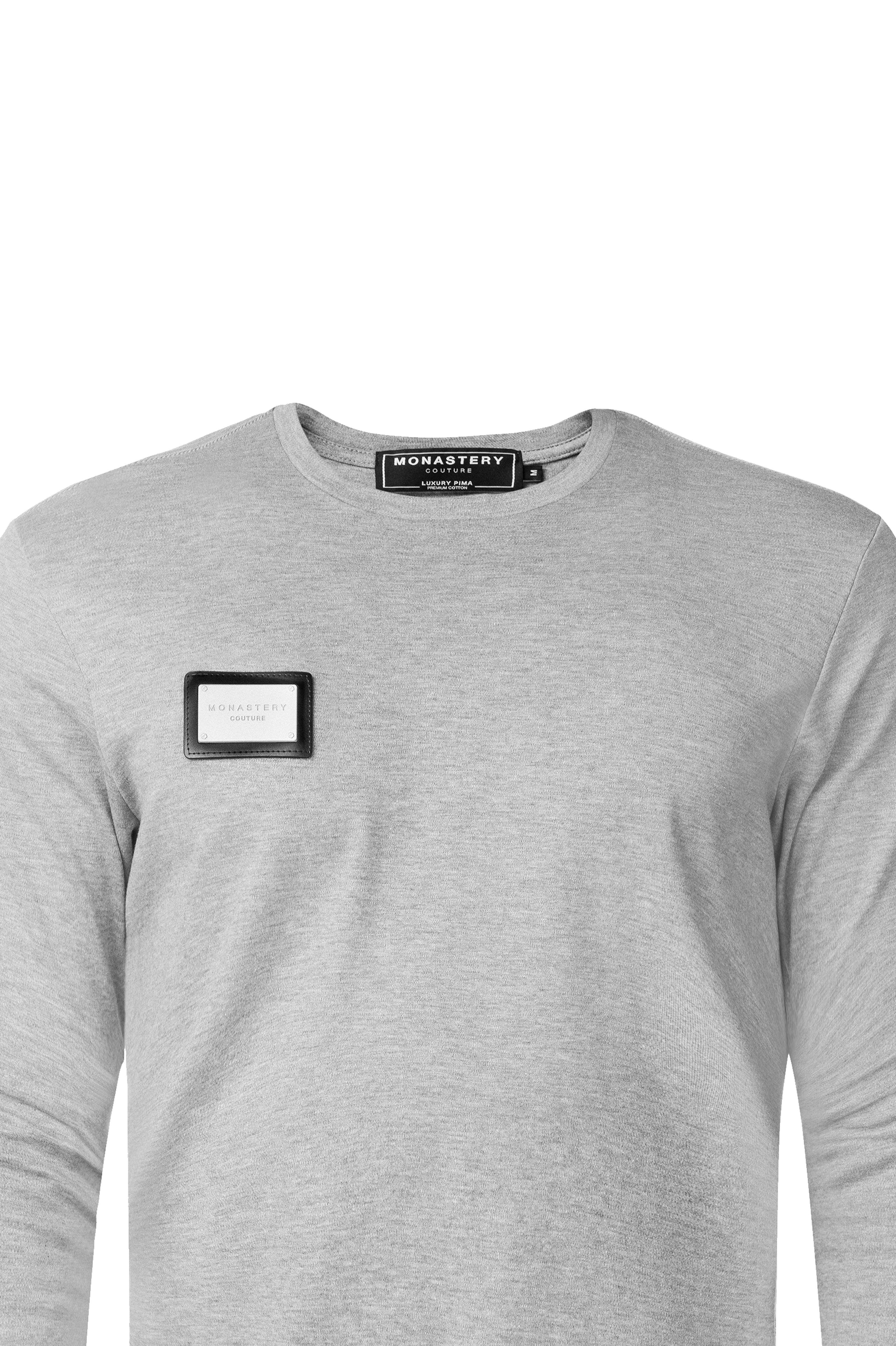 FERNET LONG SLEEVE JASPED GREY | Monastery Couture