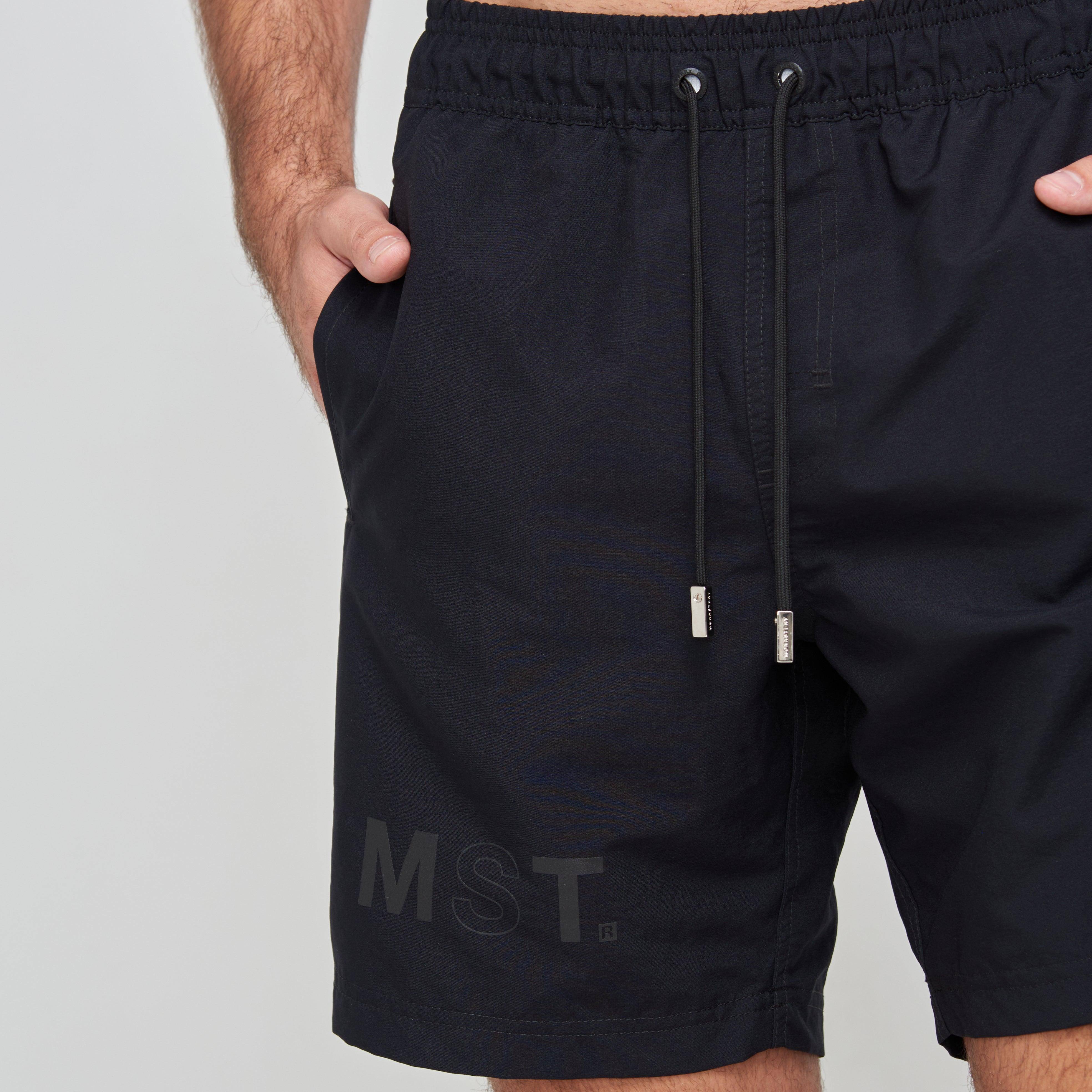 JERGES BLACK SWIM SHORT | Monastery Couture