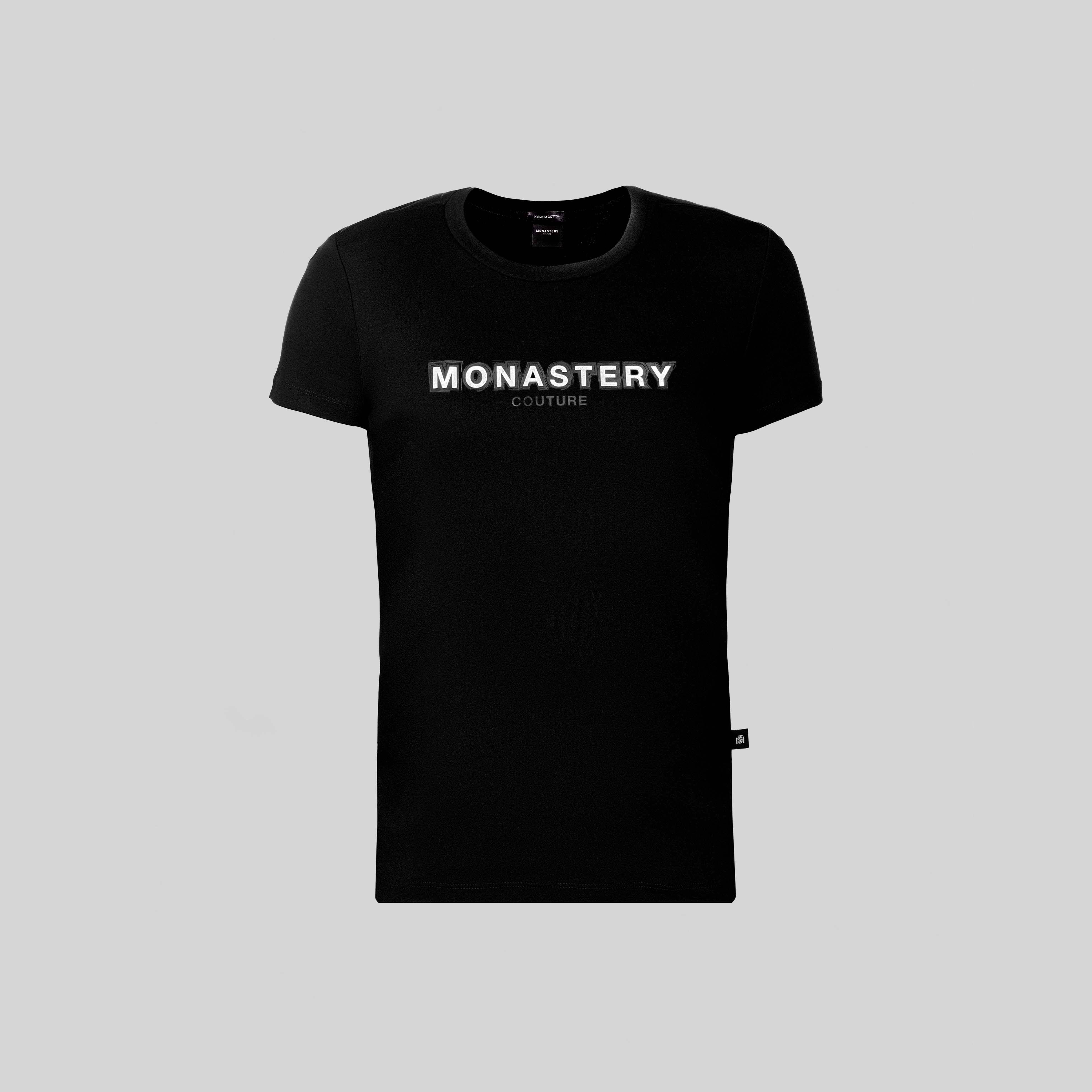 MALABO T-SHIRT BLACK | Monastery Couture