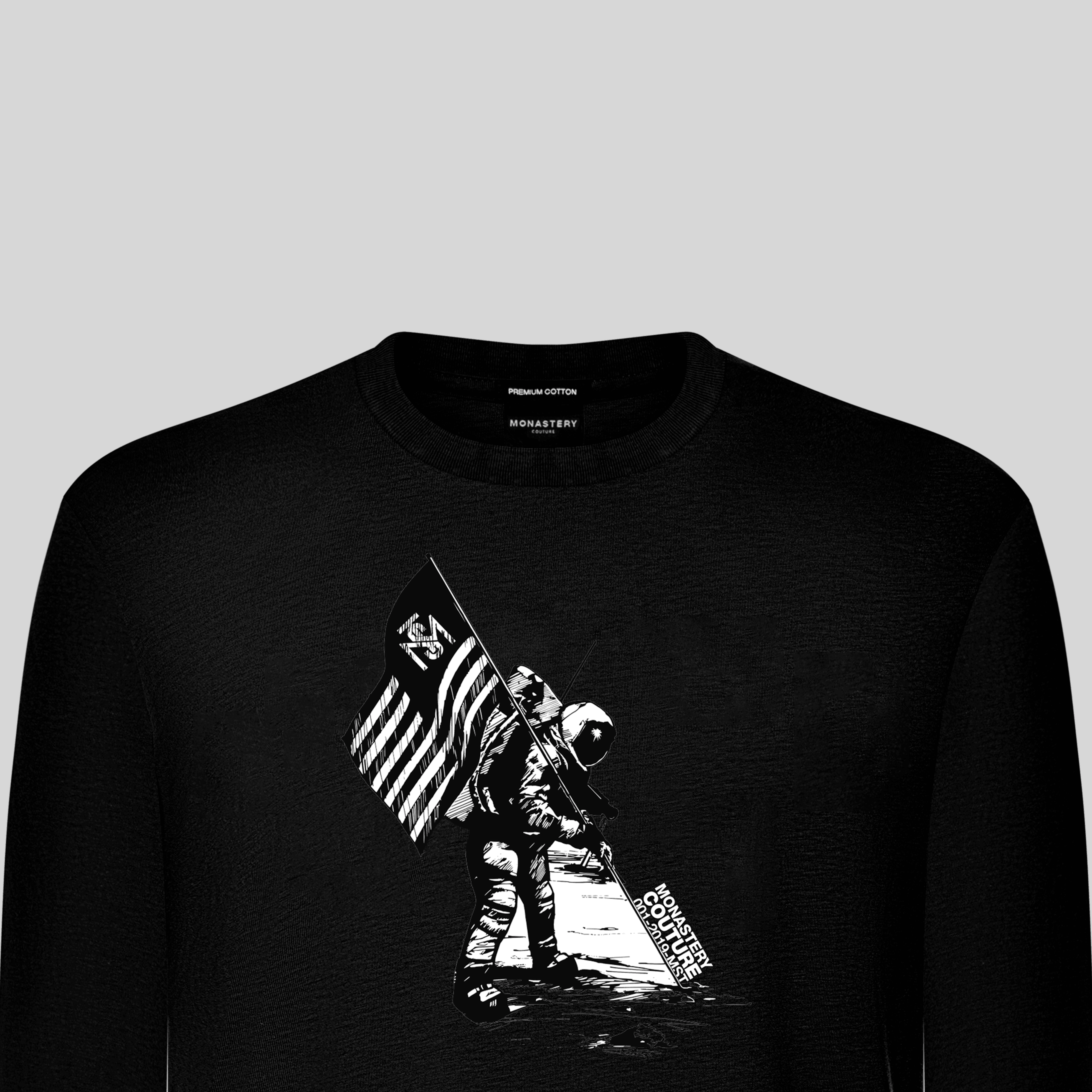 MENFIS BLACK LONG SLEEVE | Monastery Couture