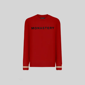 MILETO RED SWEATSHIRTS | Monastery Couture