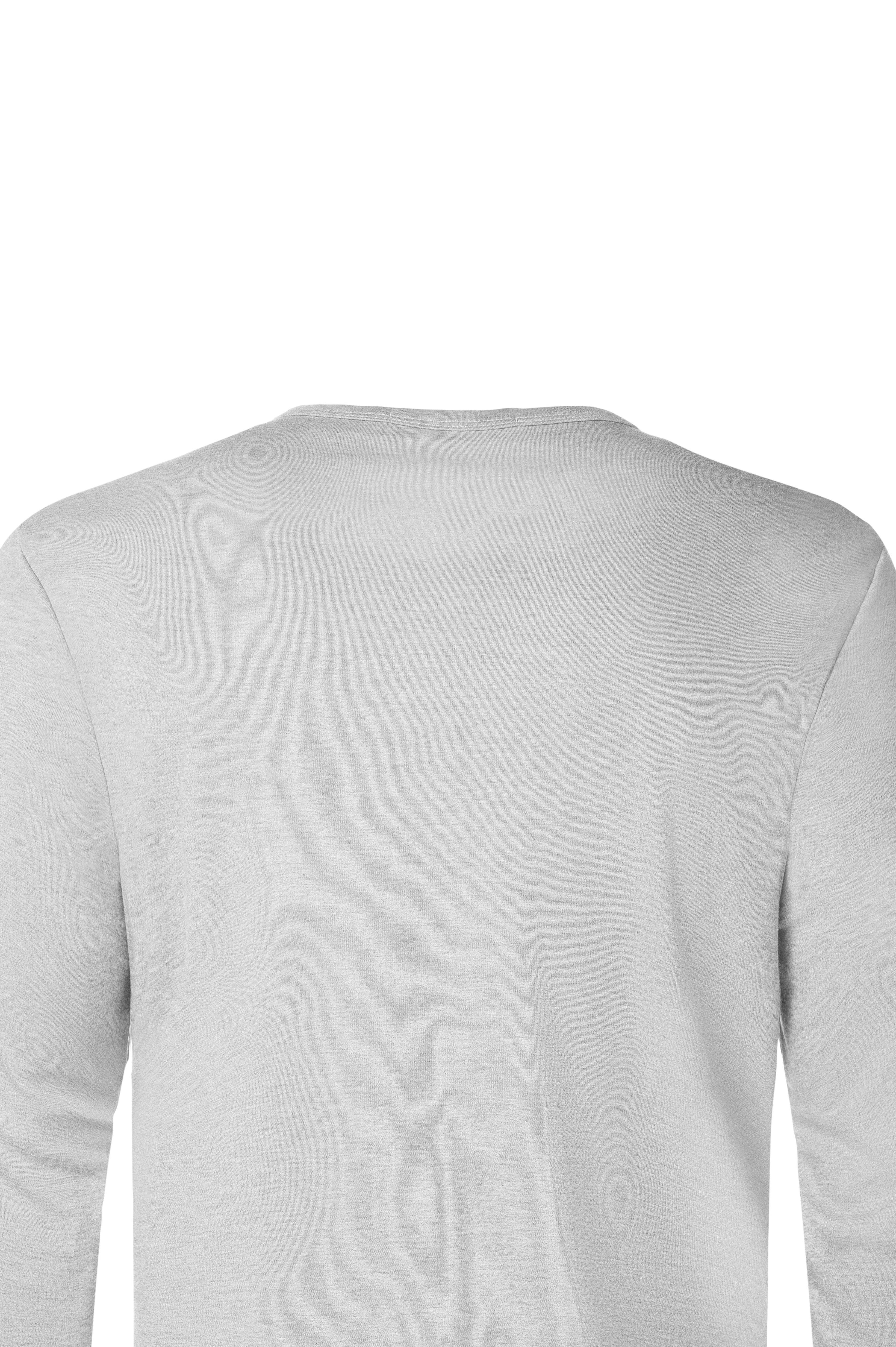 NASSER LONG SLEEVE JASPED GREY | Monastery Couture