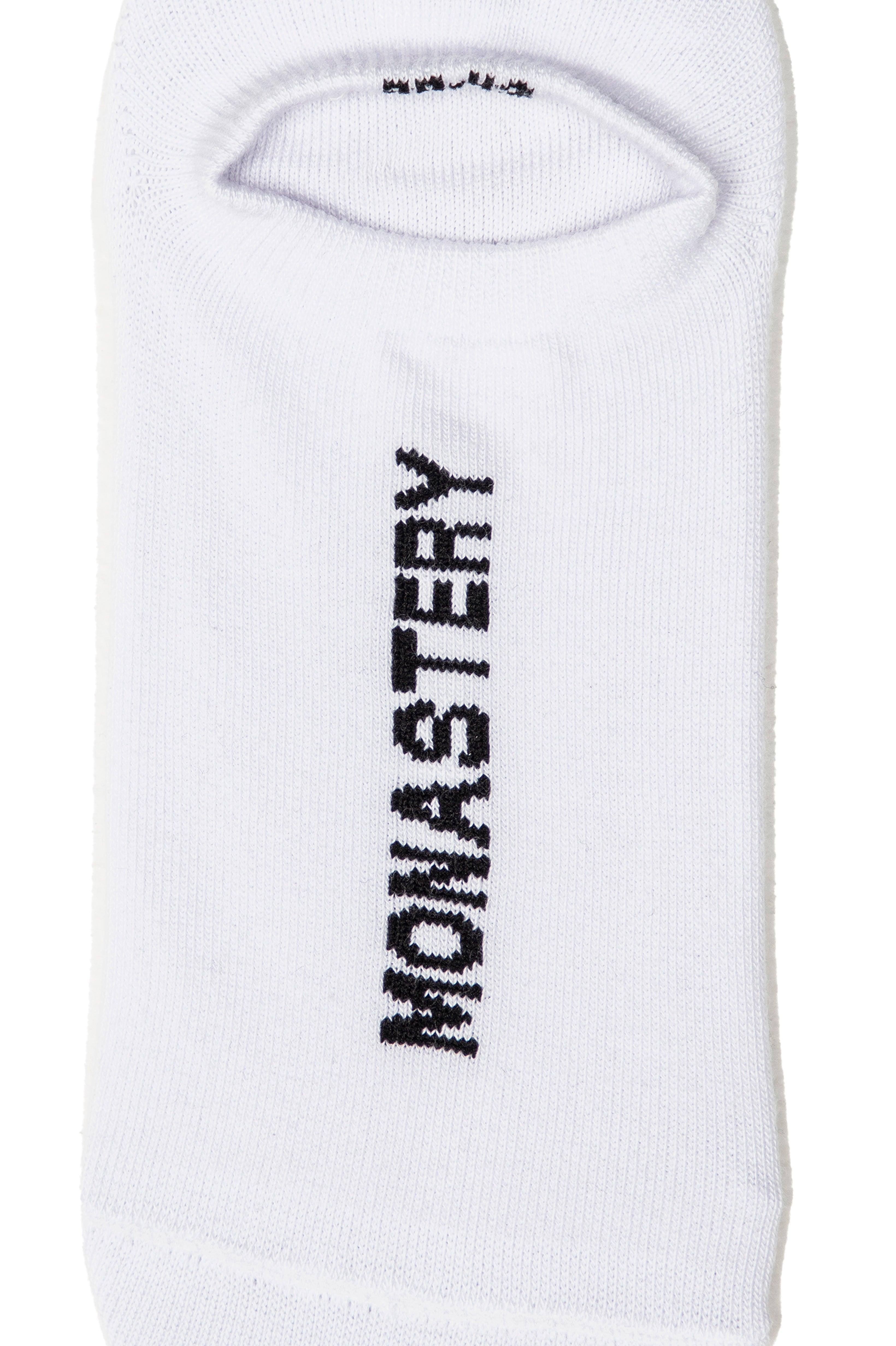 NEW JERSEY ANKLE SOCKS 2 PACK BLACK AND WHITE | Monastery Couture