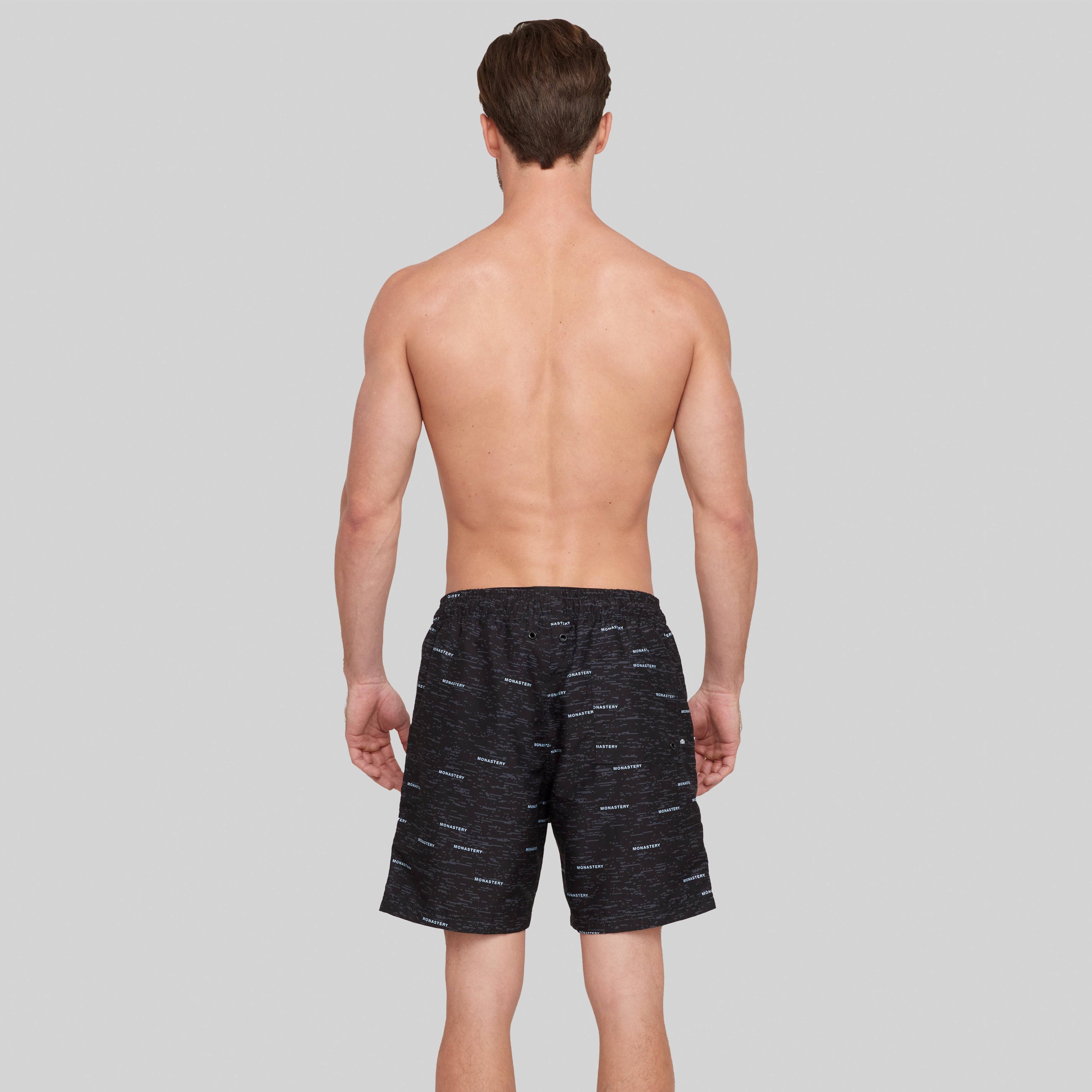 OBERON BLUE SWIM SHORT | Monastery Couture