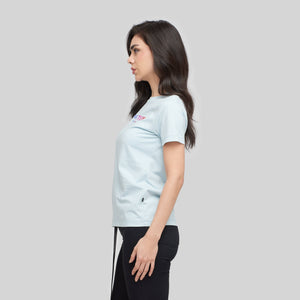 ZAIRA BLUE T-SHIRT | Monastery Couture