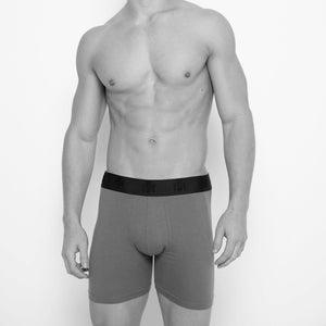 BRIZIO GRAY BOXER BRIEFS | Monastery Couture