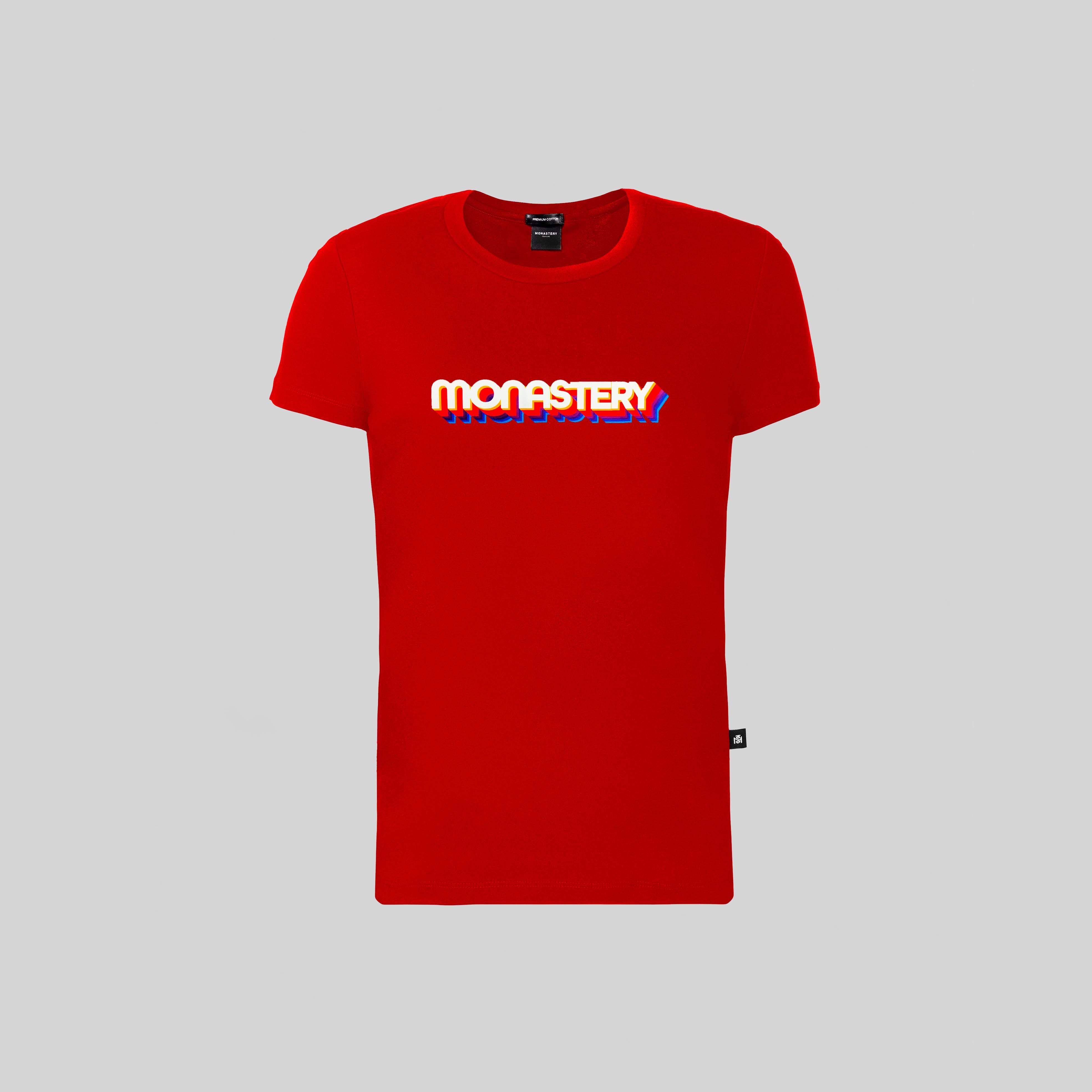 COLORS T-SHIRT RED | Monastery Couture