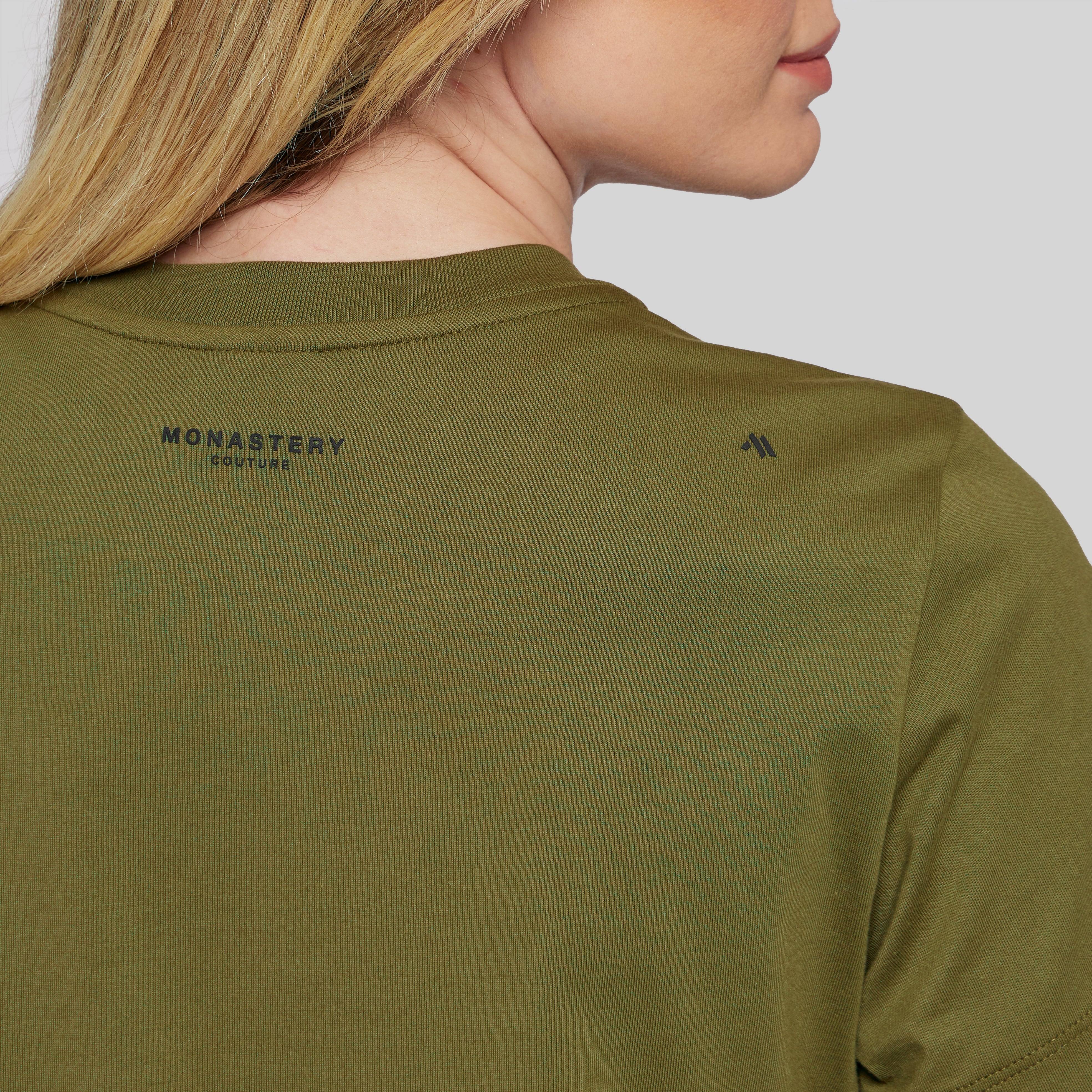 ELANY CAPULET OLIVE T-SHIRT | Monastery Couture
