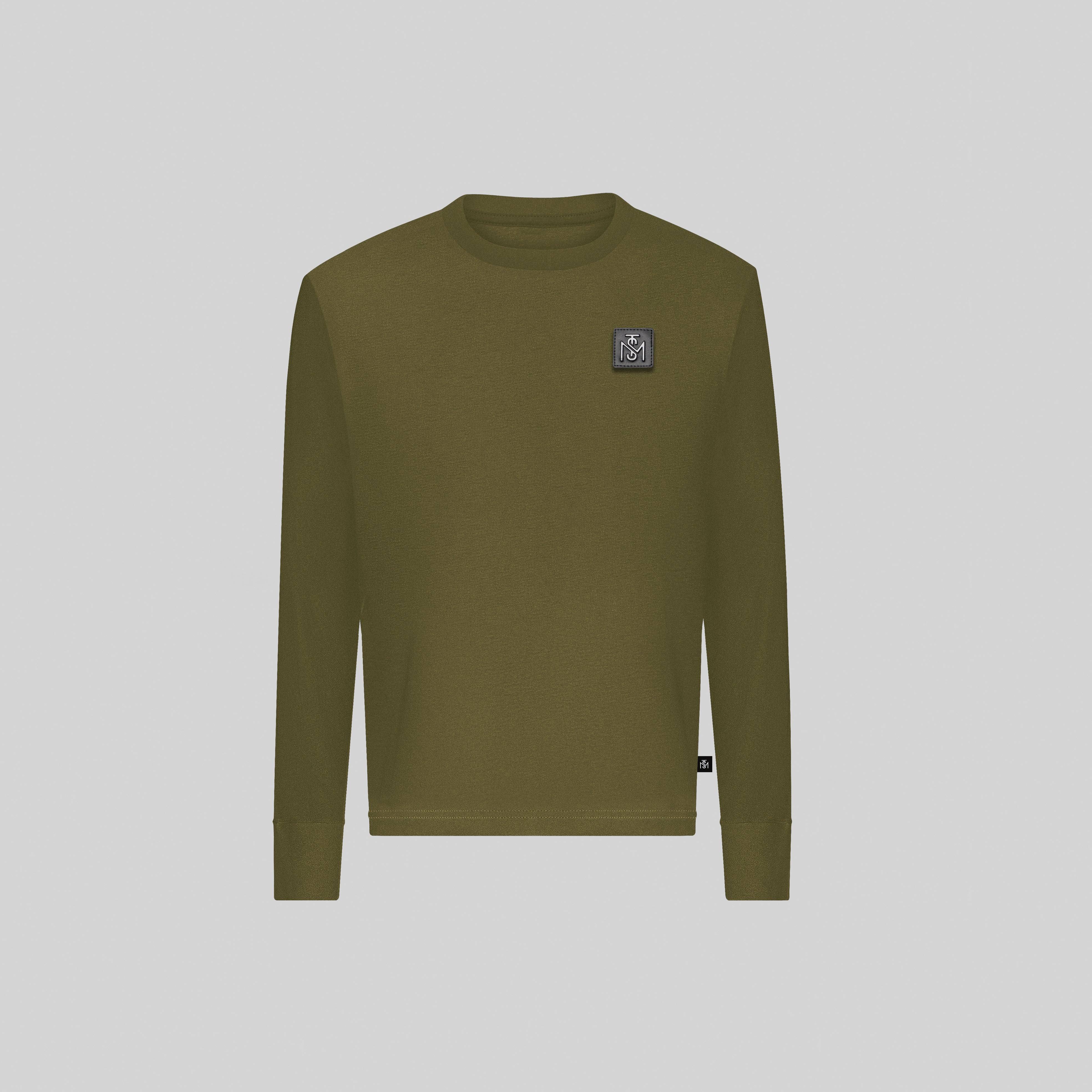 HASEN CAPULET OLIVE LONG SLEEVE | Monastery Couture