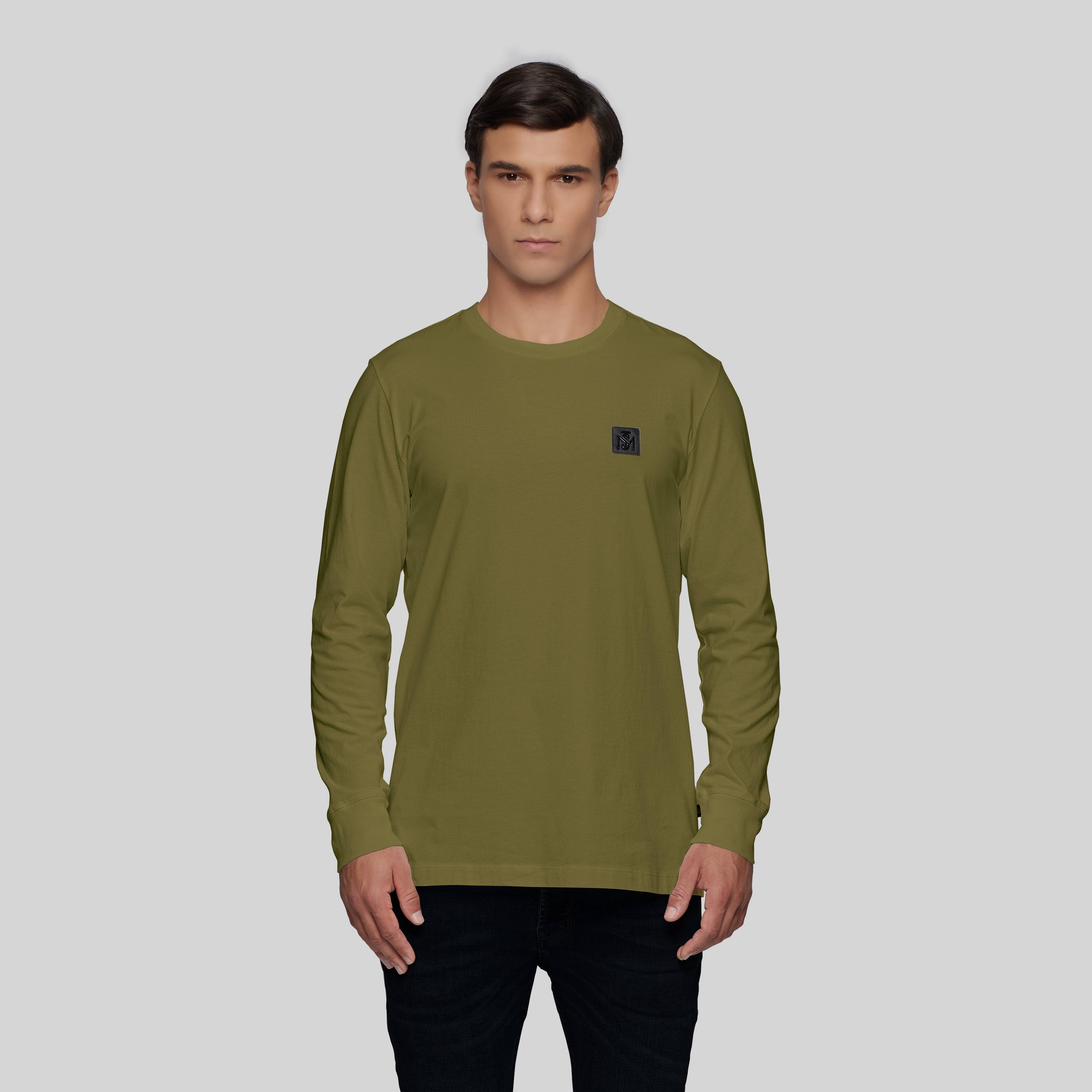 HASEN CAPULET OLIVE LONG SLEEVE | Monastery Couture