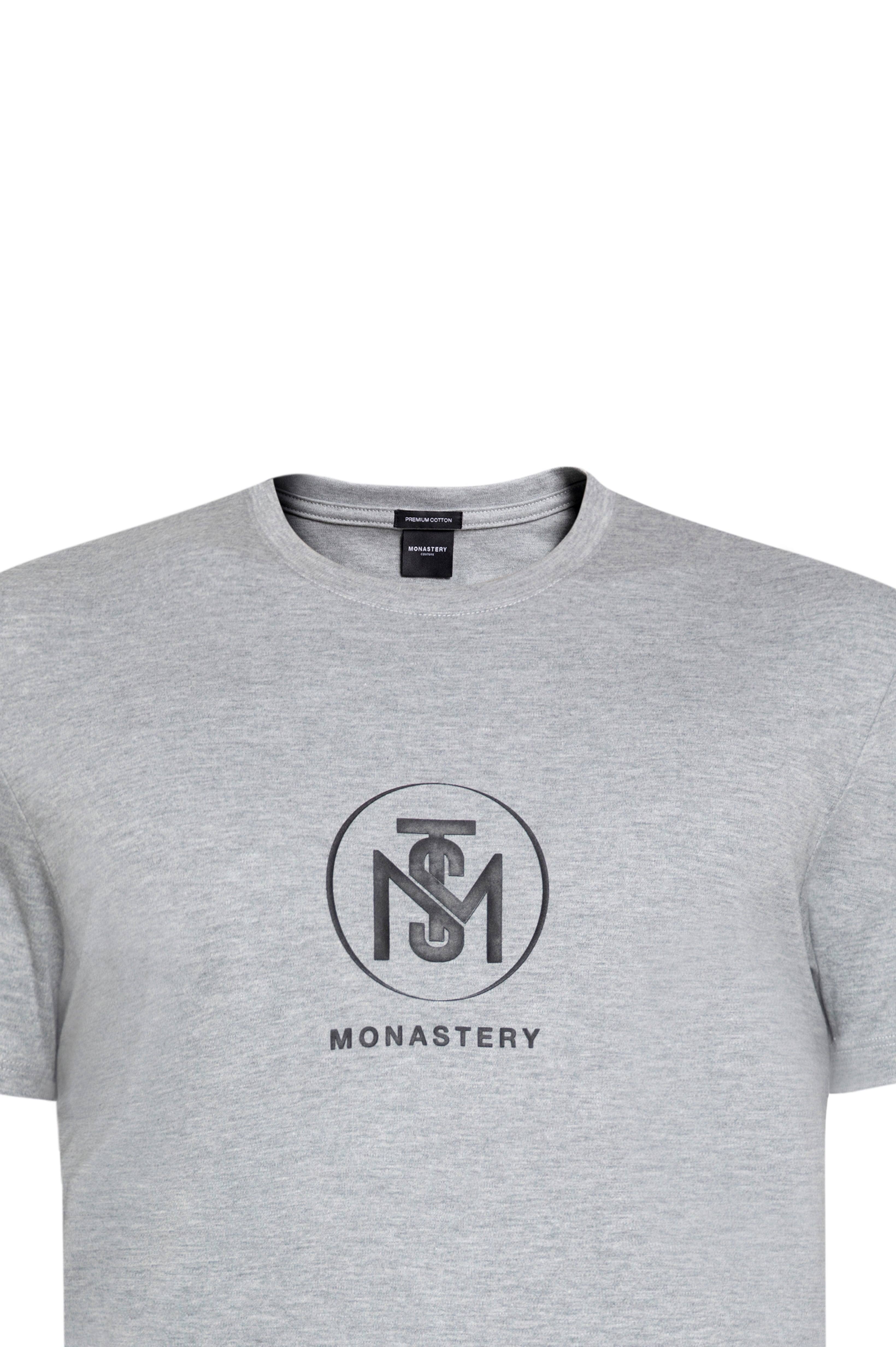 MADISON T-SHIRT JASPED GREY | Monastery Couture