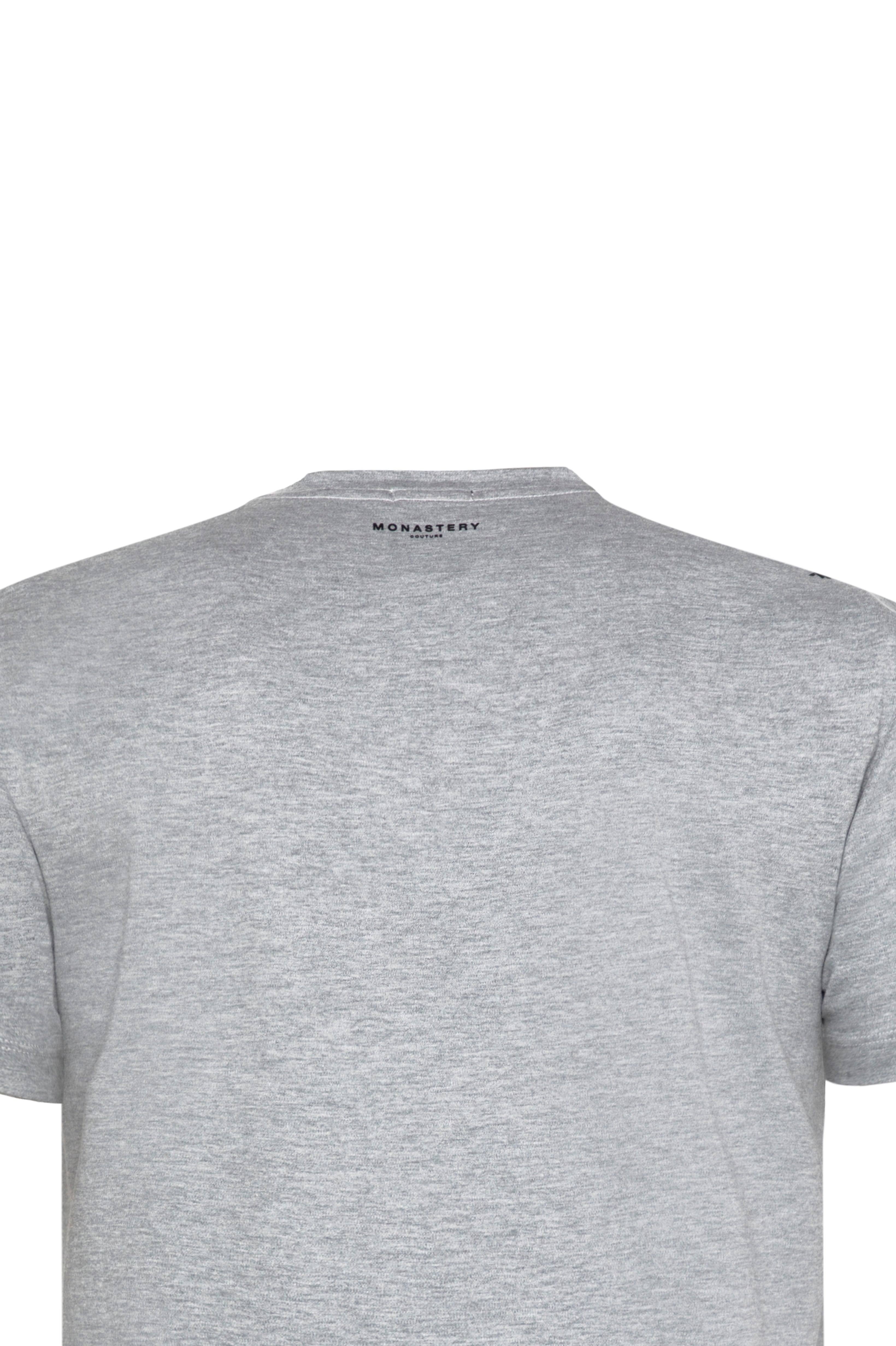 MADISON T-SHIRT JASPED GREY | Monastery Couture