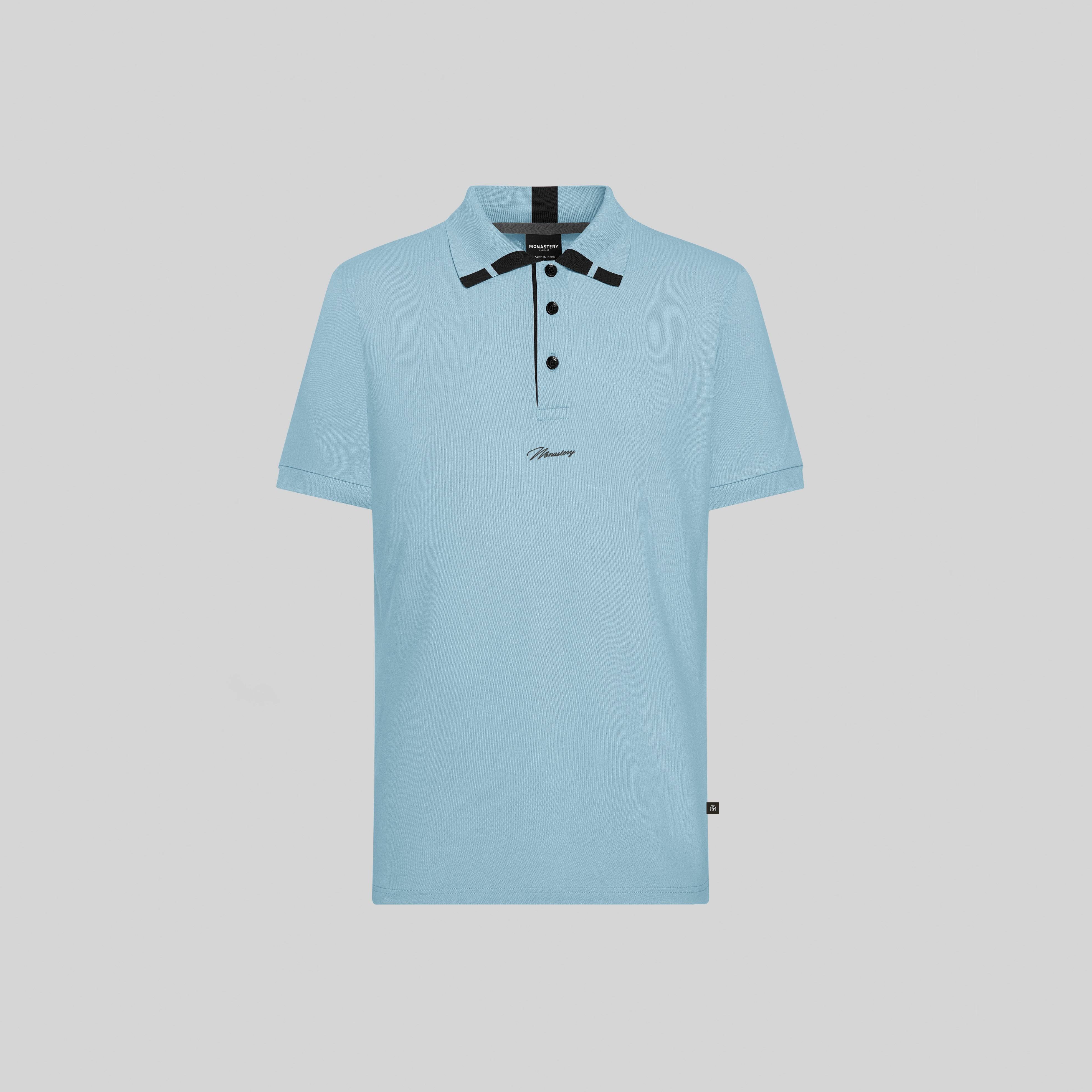 MEGES BLUE POLO | Monastery Couture